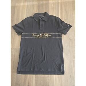 Tommy Hilfiger Men Collar Shirt Polo Black Small